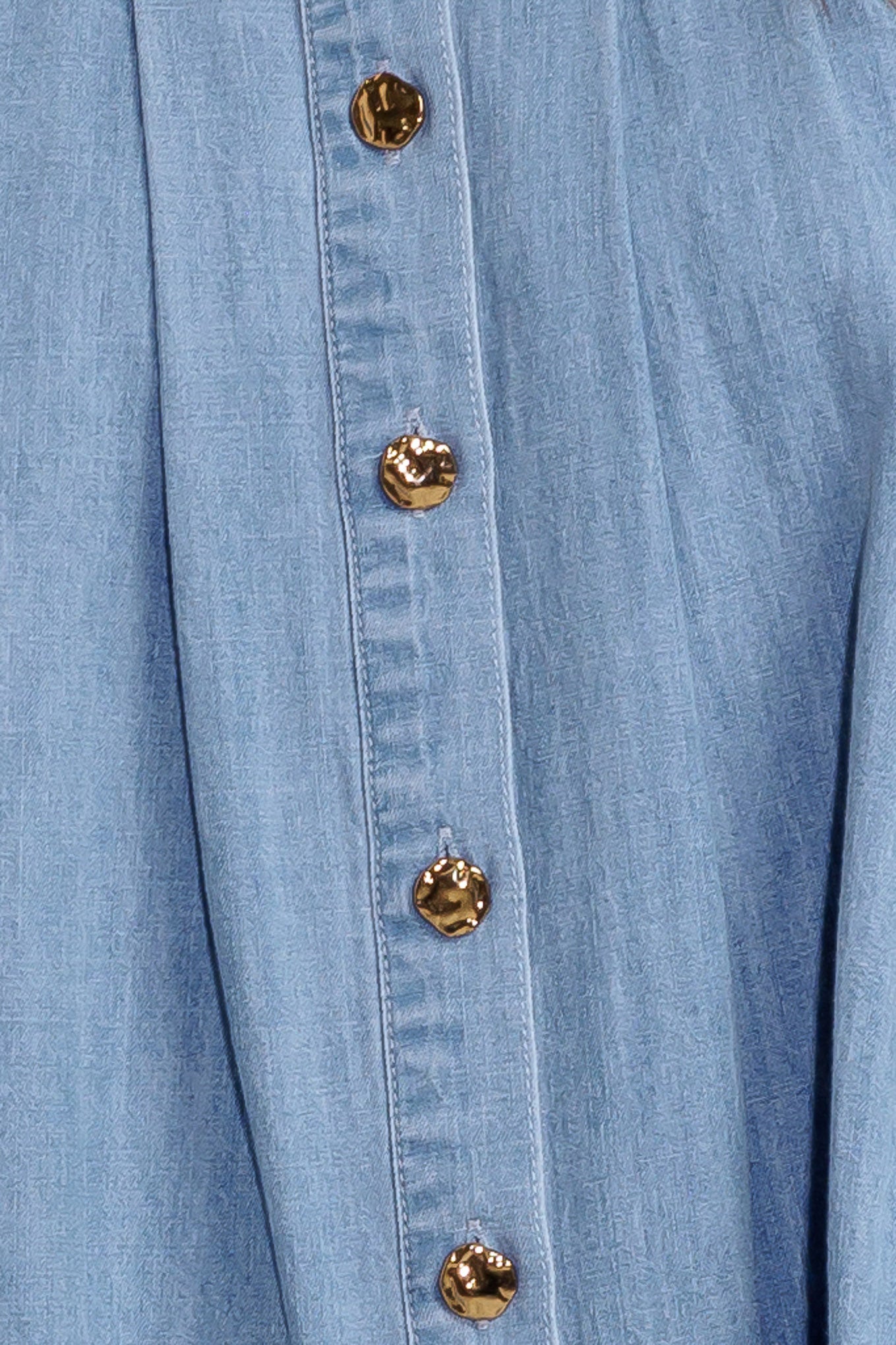 SERENITY HILL CHAMBRAY TOP Flying Tomato